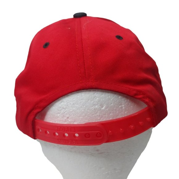 Vintage Chicago Bulls Sports Specialties Cap Youth NBA Red Black Embroidered - Picture 3 of 12